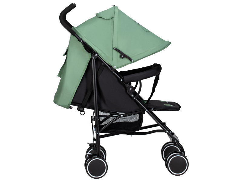 Коляска для ребенка прогулочная FreeON Simple Black-Green, Фото 4