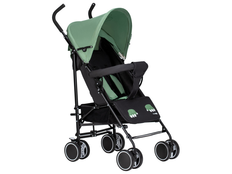 Коляска для ребенка прогулочная FreeON Simple Black-Green, Фото 1