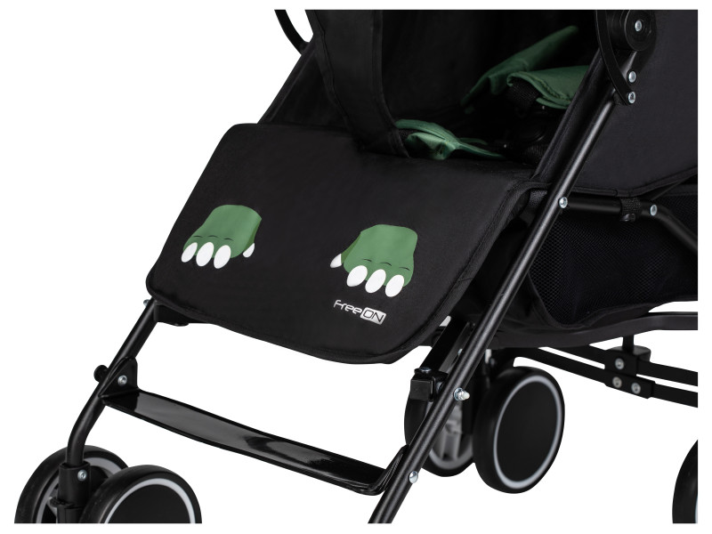 Коляска для дитини прогулянкова FreeON Simple Black-Green, Фото 6