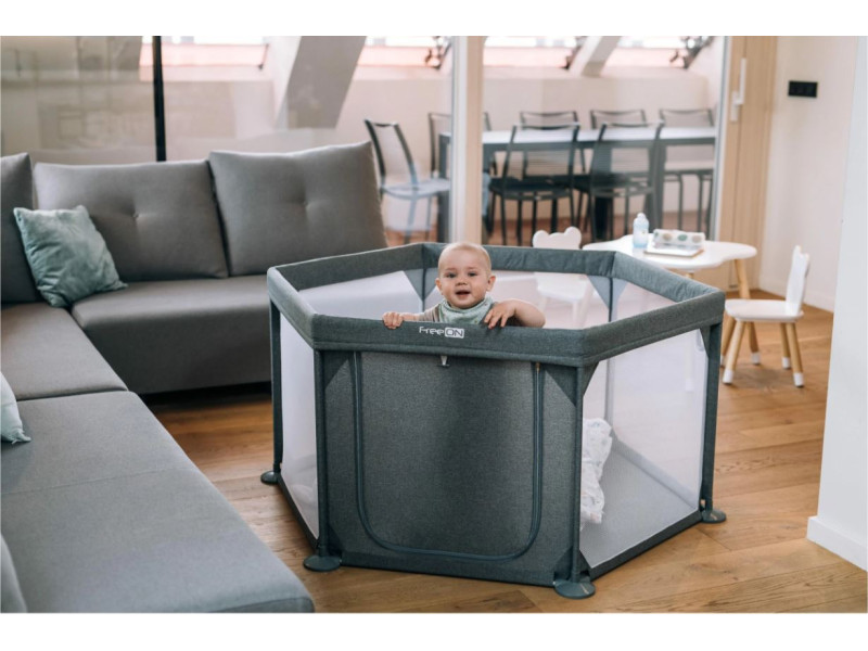 Манеж для дитини FreeON HEXAGON Grey, Фото 4