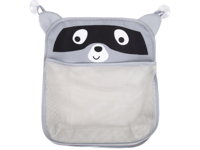 Дитяча сумка-органайзер у ванну кімнату на присоску FreeON Racoon, Фото 1