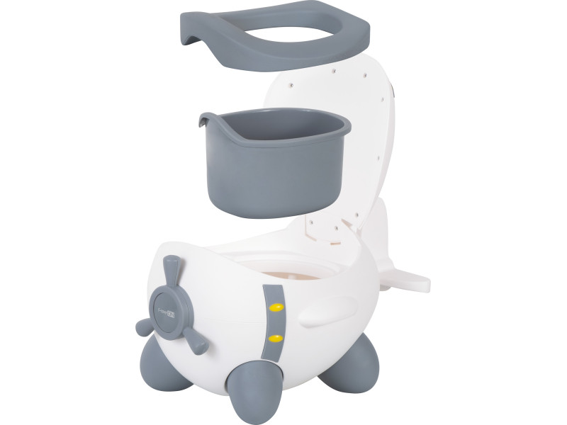 Дитячий горщик FreeON Plane White-Grey, Фото 4