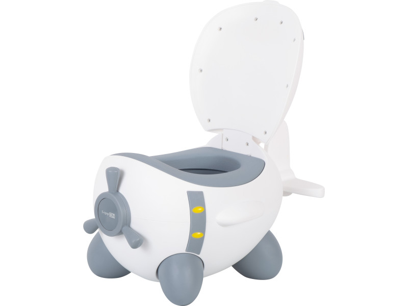 Дитячий горщик FreeON Plane White-Grey, Фото 1