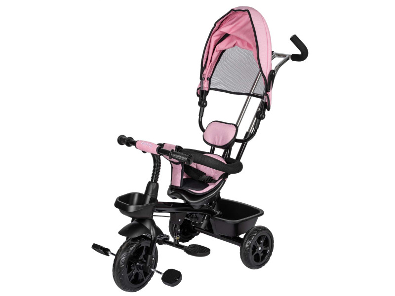 Триколісний дитячий велосипед Free2Move Sport Black Pink, Фото 3