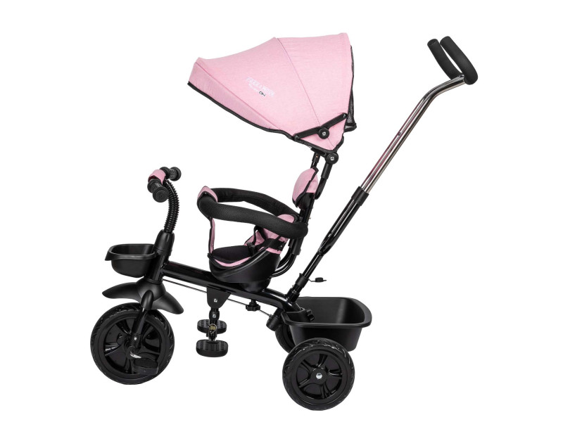 Триколісний дитячий велосипед Free2Move Sport Black Pink, Фото 5