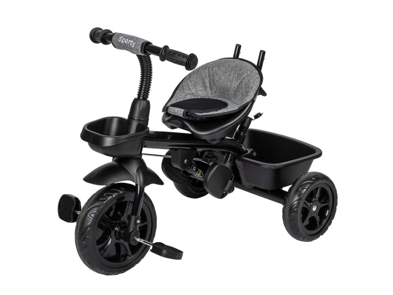 Трехколесный детский велосипед Free2Move Sport Black Grey, Фото 4