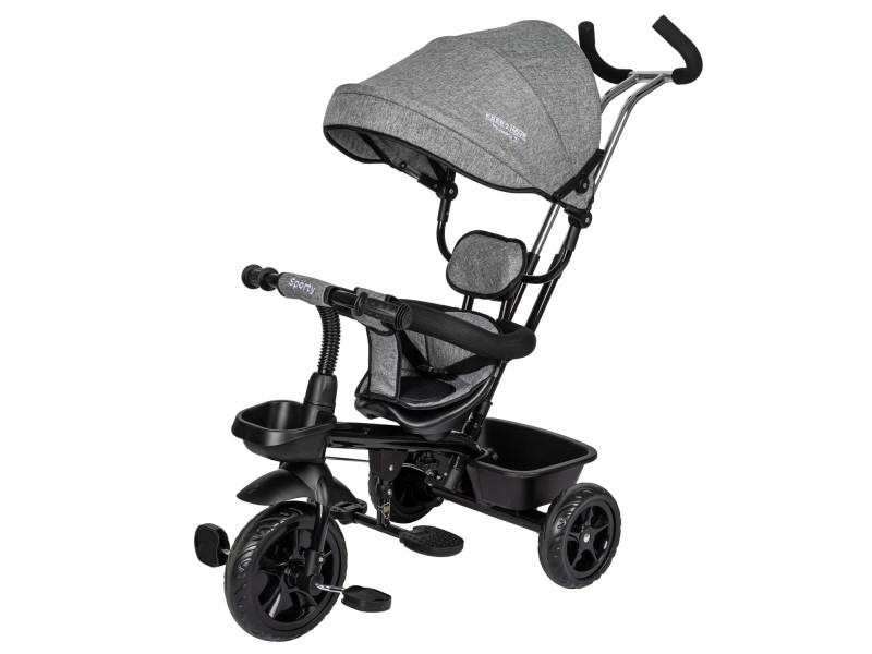 Триколісний дитячий велосипед Free2Move Sport Black Grey, Фото 1