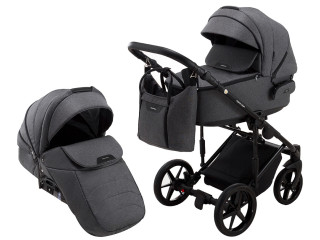 Коляска 2 в 1 Adamex Porto Light Tip TK-57 графіт
