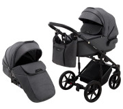 Коляска 2 в 1 Adamex Porto Light Tip TK-57 графіт