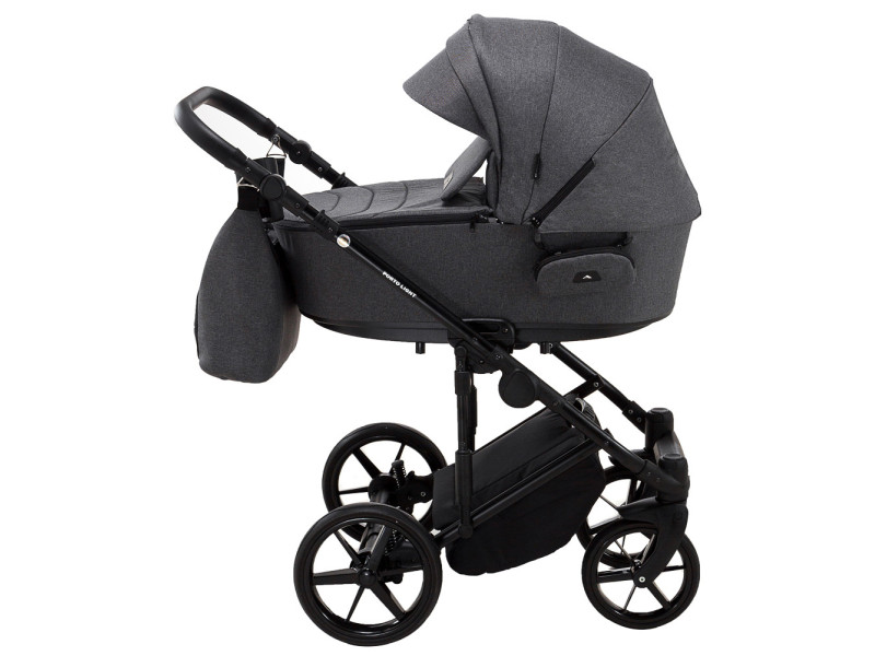 Коляска 2 в 1 Adamex Porto Light Tip TK-57 графіт, Фото 4