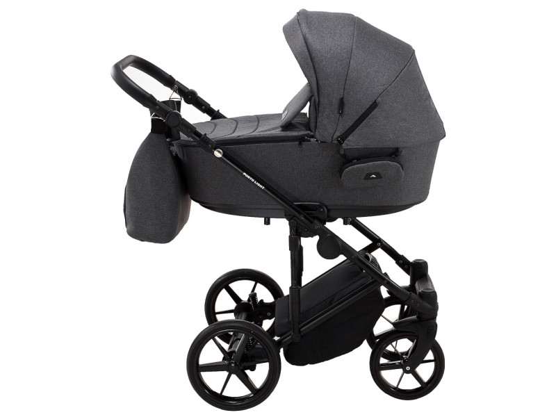 Коляска 2 в 1 Adamex Porto Light Tip TK-57 графіт, Фото 5