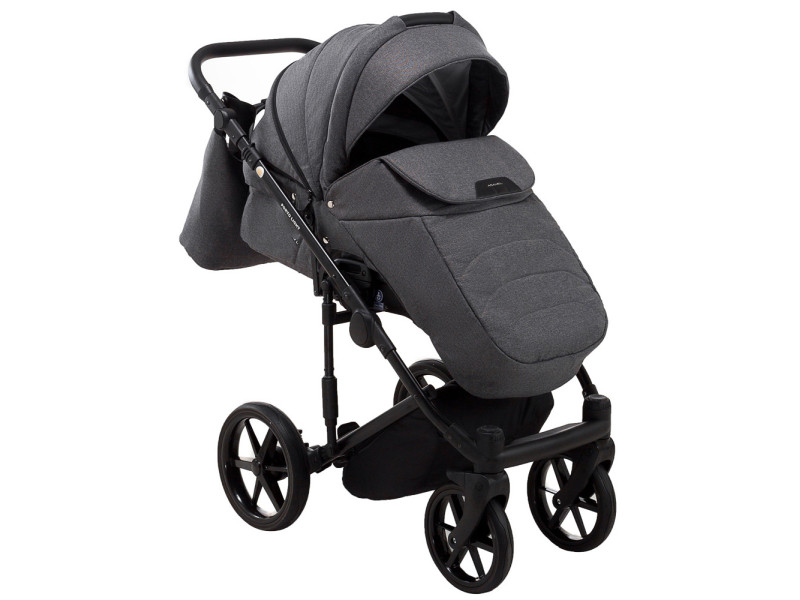 Коляска 2 в 1 Adamex Porto Light Tip TK-57 графіт, Фото 8