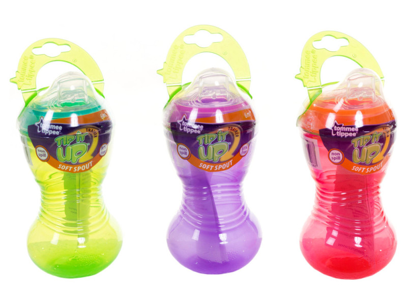 Поїлка Tommee Tippee Tip it UP від 6 місяців (300ml) блакитний / рожевий / салатовий, Фото 5