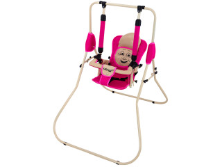 Качель Babyroom Casper малиновый / светло-бежевый