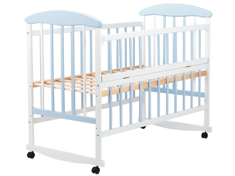 Ліжко Наталка ОБГО відкидний бік вільха біло-блакитна, Фото 1