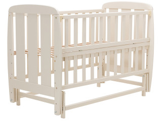 Ліжко Babyroom Кулька SH-02 маятник, відкидний бік бук слонова кістка