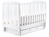 Ліжко Babyroom Кулька SH-03 маятник, ящик, відкидний бік бук білий, Фото 9