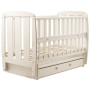 Ліжко Babyroom Кулька SH-03 маятник, ящик, відкидний бік бук слонова кістка