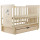Ліжко Babyroom Ведмедик M-03 маятник, ящик, відкидний бік бук слонова кістка