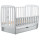 Ліжко Babyroom Друзі DDMYO-3 маятник, ящик, відкидний бік бук сірий