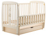 Ліжко Babyroom Друзі DDMYO-3 маятник, ящик, відкидний бік бук слонова кістка, Фото 9