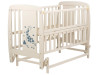 Ліжко Babyroom Жирафік DJMO-02 маятник, відкидний бік бук слонова кістка, Фото 7