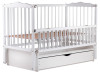 Ліжко Babyroom Веселка DVMYO-3 маятник, ящик, відкидний бік бук білий, Фото 9