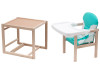 Стільчик-трансформер Babyroom Поні-230 eko бірюзовий / білий, Фото 4