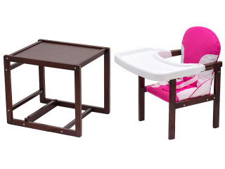 Стільчик-трансформер Babyroom Поні-220 тонований рожевий / білий