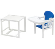 Стільчик-трансформер Babyroom Поні-240 білий синій / білий