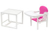 Стільчик-трансформер Babyroom Поні-240 білий рожевий / білий, Фото 4