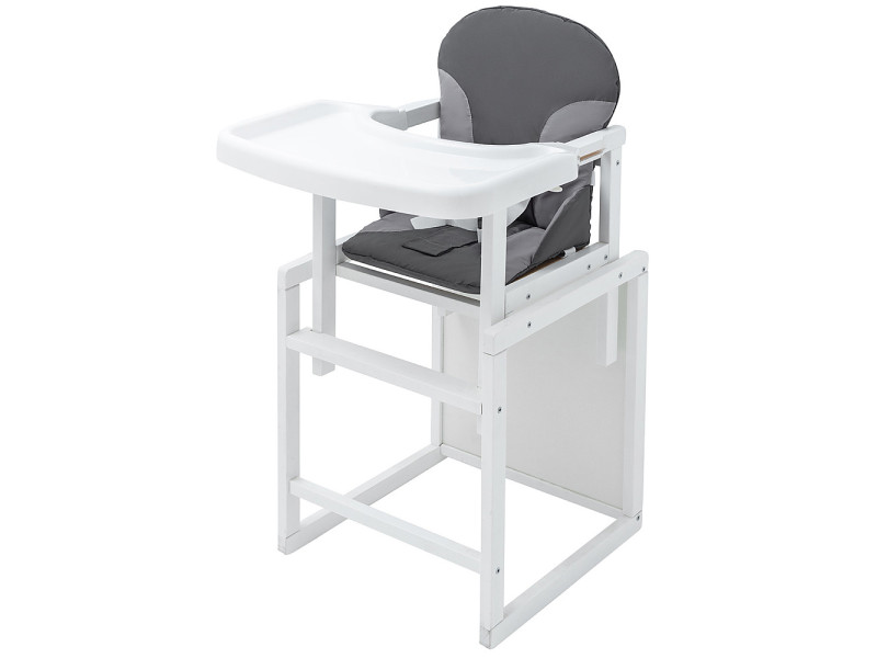 Стільчик-трансформер Babyroom Поні-240 білий графіт / сірий, Фото 3