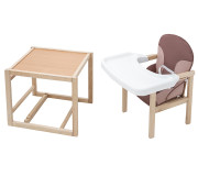 Стільчик-трансформер Babyroom Поні-230 eko шоколад / капучино