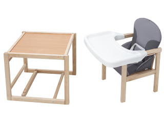 Стільчик-трансформер Babyroom Поні-230 eko сірий / графіт