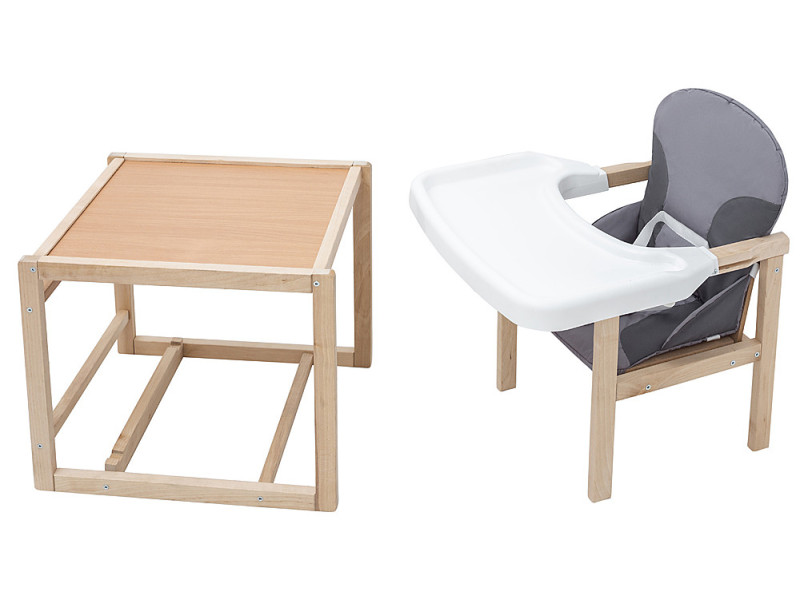 Стільчик-трансформер Babyroom Поні-230 eko сірий / графіт, Фото 1