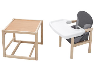 Стільчик-трансформер Babyroom Поні-230 eko графіт / сірий
