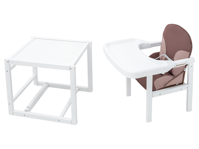 Стільчик-трансформер Babyroom Поні-240 білий шоколад / капучино, Фото 1