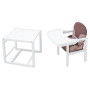 Стульчик-трансформер Babyroom Пони-240 белый шоколад / капучино
