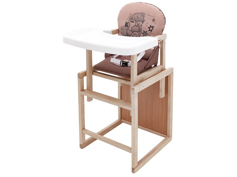 Стульчик-трансформер Babyroom Винни-230 eko капучино / шоколад (мишка с чашкой), Фото 3