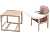 Стульчик-трансформер Babyroom Винни-230 eko капучино / шоколад (мишка с сердцем), Фото 4