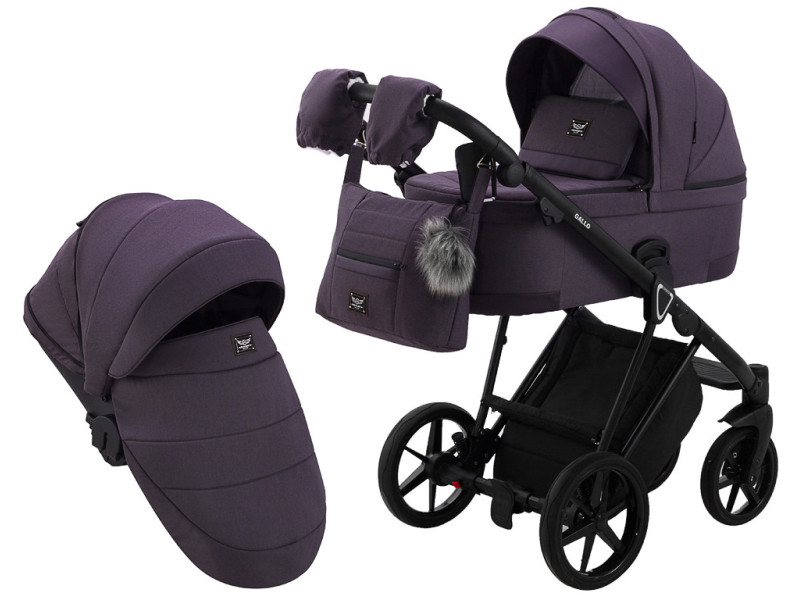 Коляска 2 в 1 Adamex Gallo Thermo GA-8 plum perfect, Фото 1