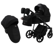 Коляска 2 в 1 Adamex Gallo Thermo GA-12 black diamond