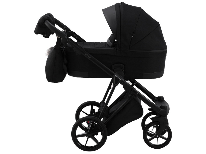 Коляска 2 в 1 Adamex Gallo Thermo GA-12 black diamond, Фото 4