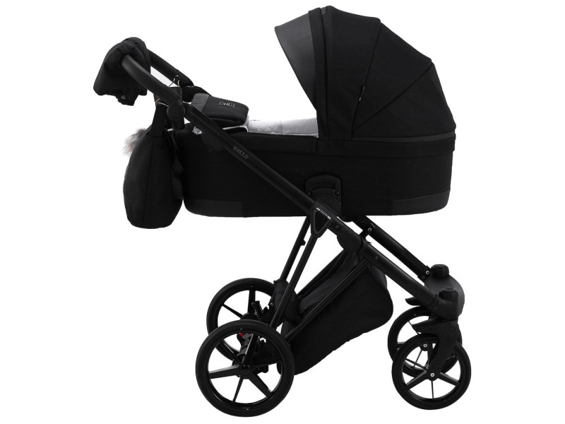 Коляска 2 в 1 Adamex Gallo Thermo GA-12 black diamond, Фото 5