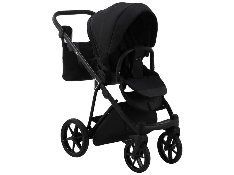 Коляска 2 в 1 Adamex Gallo Thermo GA-12 black diamond, Фото 10