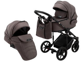 Коляска 2 в 1 Adamex Porto Light Tip TK-21 шоколад