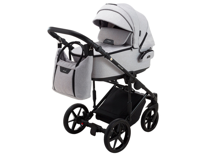 Коляска 2 в 1 Adamex Porto Light Tip TK-1 светло-серый, Фото 3