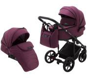 Коляска 2 в 1 Adamex Porto Light Tip TK-80 бордовий