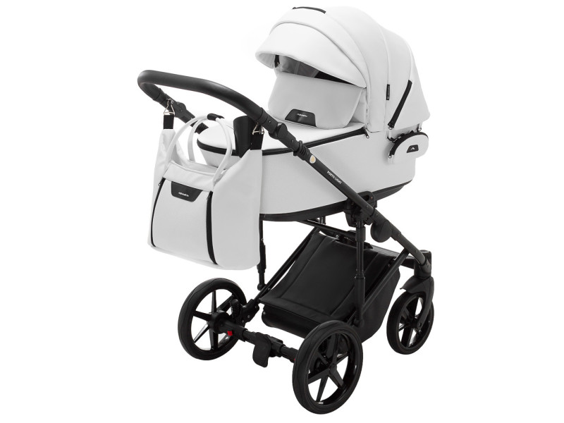 Коляска 2 в 1 Adamex Porto Light ECO SA-1 білий, Фото 3