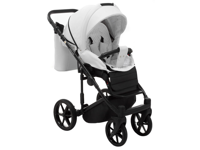 Коляска 2 в 1 Adamex Porto Light ECO SA-1 білий, Фото 8
